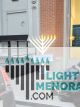 Light up the night with this 4 ft LED Light Up Menorah