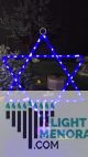 Outdoor Magen Dovid Star of David Light Up Display - 2.5 Feet